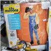 Image 2 : MINION SQUAD 4 NEW CHILD MINION 3 BOY 1 GIRL SIZE 8-10 COSTUMES RETAIL $149.99