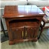 Image 2 : SWIVEL TOP WOODEN TV END TABLE