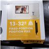 Image 2 : NEW OVERSTOCK INSIGNIA 13-32 INCH FIXED POSITION TV WALL MOUNT 40LB CAPACITY