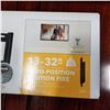 Image 2 : NEW OVERSTOCK INSIGNIA 13-32 INCH FIXED POSITION TV WALL MOUNT 40LB CAPACITY