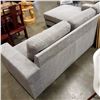 Image 5 : BRAND NEW 2PC GREY FABRIC LEFT HAND SECTIONAL SOFA - RETAIL $1499
