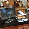 Image 1 : OPTELEC TWINVIEW 24" SPLIT SCREEN MONITOR AND CLEARVIEW VIDEO MAGNIFIER MODEL 0510AP COMPLETE W/ COR