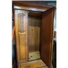 Image 3 : VINTAGE MAPLE ARMOIRE W/ MIRRORED DOOR AND 1 DRAWER