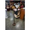 Image 1 : VINTAGE COPPPER LAMP W/ MILK GLASS SHADE