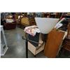 Image 2 : VINTAGE COPPPER LAMP W/ MILK GLASS SHADE