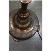 Image 5 : VINTAGE COPPPER LAMP W/ MILK GLASS SHADE