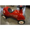 Image 3 : NUMBER 8 RADIO FLYER PUSH CAR MADE FROM METAL