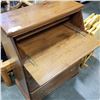 Image 3 : DROP FRONT 3 DRAWER DESK
