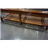 Image 2 : GLASS TOP COFFE TABLE