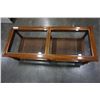 Image 3 : GLASS TOP COFFE TABLE