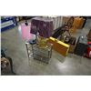 Image 1 : SHOE RACK AND 2 TABLE LAMPS