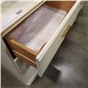 Image 4 : WHITE 9 DRAWER DRESSER W/ MIRROR AND HEADBOARD AND 2 DRAWER NIGHTSTAND
