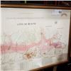 Image 3 : LARGE FRENCH WINE REGION FRAMED MAP