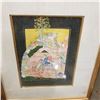 Image 2 : LOT OF 4 EASTERN HAND PAINTED PICTURES IN GOLD WOODEN FRAMEDS