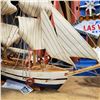 Image 2 : SMALL WOODEN SHIP MODEL