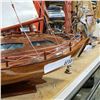 Image 2 : LARGE HANDMADE WOODEN SHIP