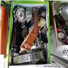 Image 1 : GREEN BOX OF ASSORTED MENS WATCHES