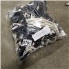 Image 1 : LARGE BAG OF ASSORTED CHARGING CORDS, CHARGERS, HEADPHONES, ETC