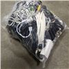 Image 2 : LARGE BAG OF ASSORTED CHARGING CORDS, CHARGERS, HEADPHONES, ETC