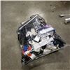 Image 1 : LARGE BAG OF ASSORTED CHARGING CORDS, CHARGERS, HEADPHONES, ETC