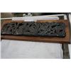 Image 1 : NATIVE PLAQUE MOUNTED ON WOOD