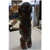 Image 1 : POLYNESIAN CARVED FURTILITY FIGURE W/ PEARL EYES
