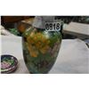Image 2 : CLOISONNE VASE AND DISH