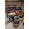 Image 1 : LOT OF 5 BUDWEISER HOLIDAY STEINS