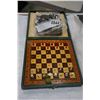 Image 2 : 2 VINTAGE TRAVEL CHESS SETS