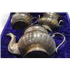 Image 2 : CASED SILVER PLATE TEAPOT, AND CREAM AND SUGAR