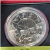Image 2 : 1978  CANADIAN SILVER DOLLAR W/ GOLD TONING .500 SILVER