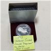 Image 1 : 1992  CANADIAN SILVER DOLLAR STAGECOACH DOLLAR .925 SILVER