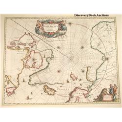 Arctic map. Jansson, Jan.  NOVA ET ACCURATA POLI 