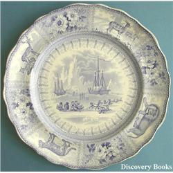 Arctic Scenery pottery.  Arctic Scenery plate.  