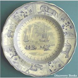 Arctic scenery pottery.  Arctic Scenery soup bow