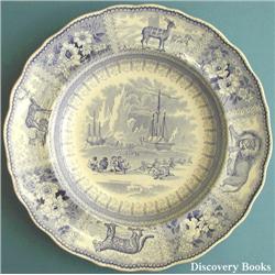 Arctic scenery pottery.  Arctic Scenery soup bow