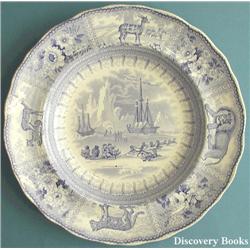 Arctic scenery pottery.  Arctic Scenery soup bow