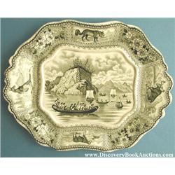 Arctic scenery pottery.  Arctic Scenery sauce tu