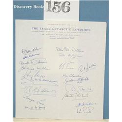 British Trans-Antarctic Expedition.  Single stati