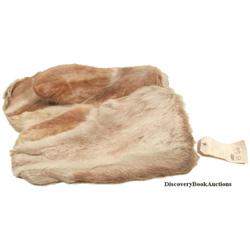 (Byrd, Richard E.)  A pair of large fur-out knee 