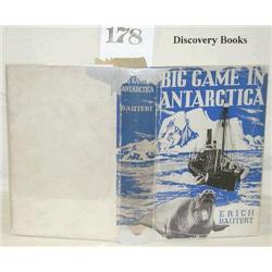 Dautert, Erich.  BIG GAME IN ANTARCTICA.  (Bristo