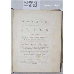 Bougainville, Lewis de.  A VOYAGE ROUND THE WORLD