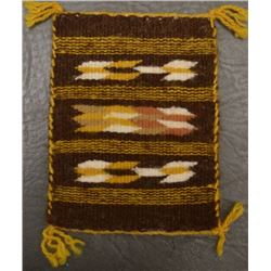 NAVAJO INDIAN MINIATURE TEXTILE