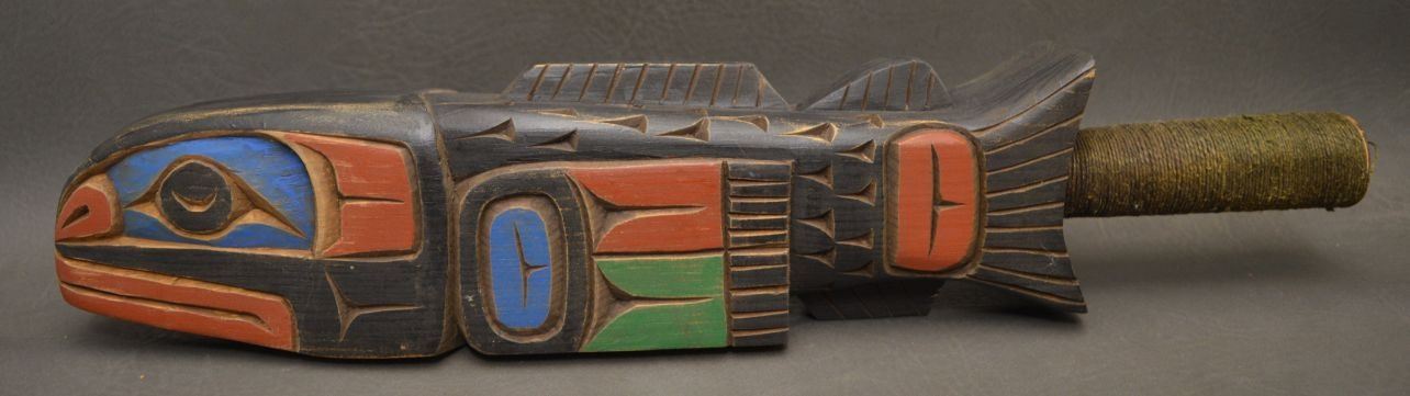 NORTH WEST COAST INDIAN RATTLE