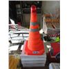 Image 1 : 6 New 20" Collapsible Safety Cones with LED