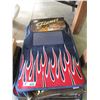 Image 1 : 5 New 4 Piece Flame Car Mat Sets