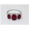 Image 1 : Multi Set Ruby & Diamond Dinner Ring