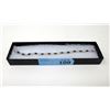 Image 2 : 7.8 CT Blue Sapphire & Diamond Tennis Bracelet