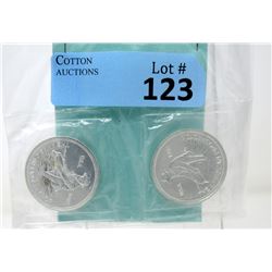 Two Sealed 1 Oz. Engelhard .999 Silver Rounds