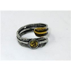 Navajo Open Feather Ring